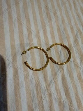 Gold Hoop Earrings - Classic Women Jewelry